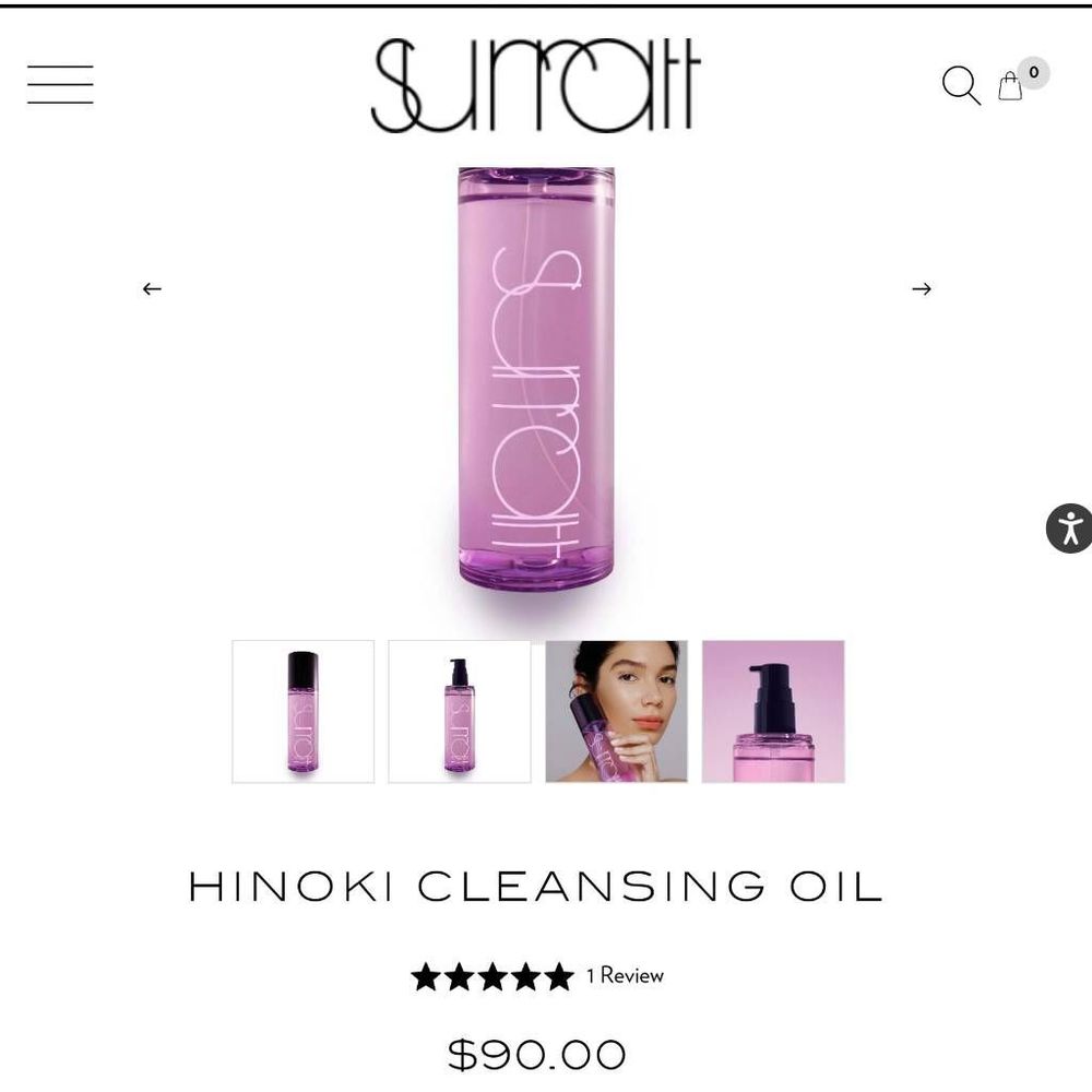 SURRATT HINOKI CLEANSING OIL. Retail for 1 $90